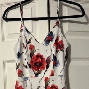 Floral Spaghetti Strap Dress